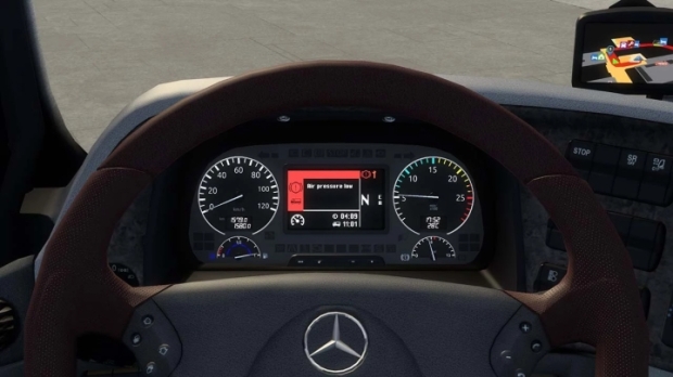 ETS2 - Mercedes-Benz Actros MP3 Improved Dashboard V1.0