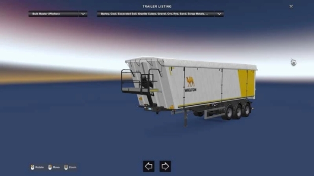 ETS2 - More Wielton Trailers in Freight Market V1.1