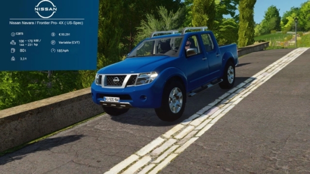 FS22 - Nissan Navara/Frontier 2012 V2.0
