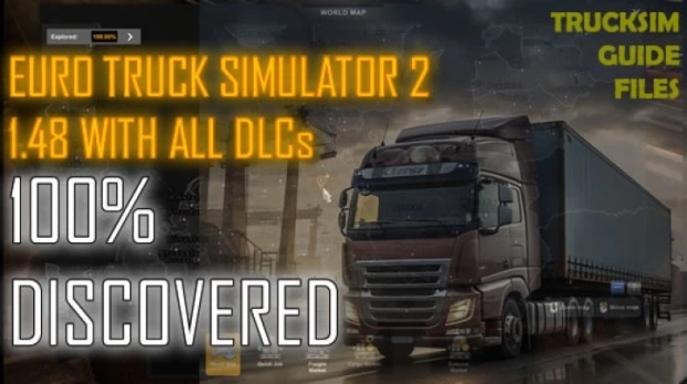 ETS2 - Opened Map in Profile will All DLC