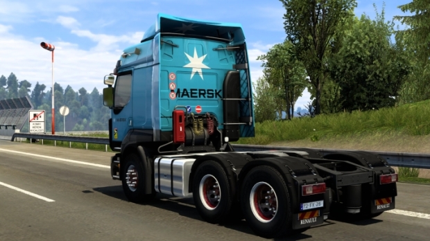 ETS2 - Renault Premium Maersk Skin V2.0