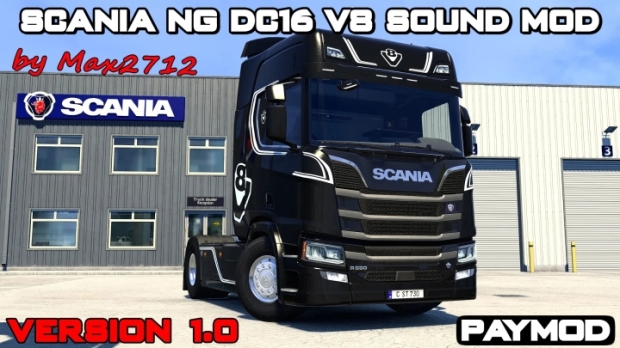 ETS2 - Scania NG DC16 V8 Sound