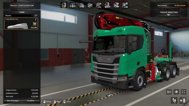 ETS2 - Scania NG Doll Long Wood Chassis Addon