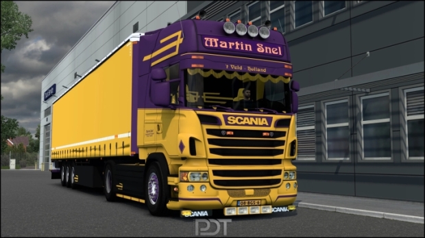 ETS2 - Scania R450 + Trailer Martin Snel