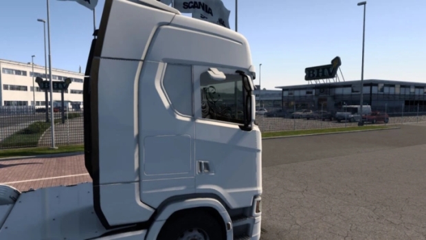 ETS2 - Scania S & R Girl Sticker