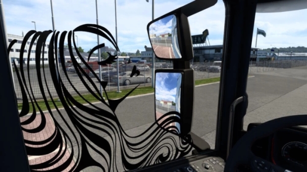 ETS2 - Scania S & R Girl Sticker thumbnail 2