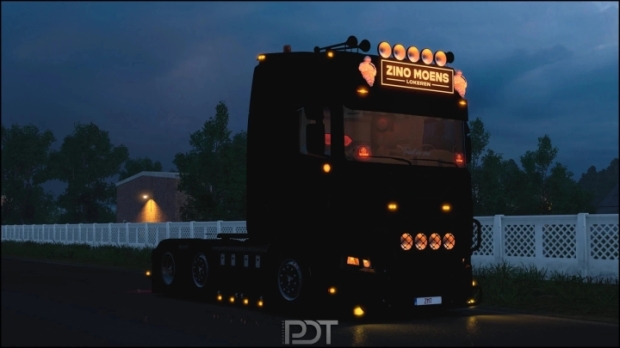 ETS2 - Scania S650 + Trailer Zino Moens Transport V1.1 thumbnail 2