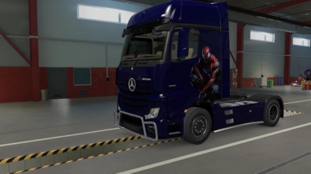 ETS2 - Spider-Man New Actros Skin