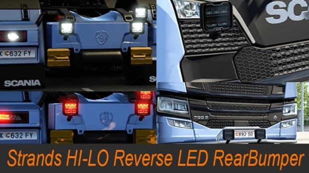 ETS2 - Strands HI-LO Reverse Brake LEDs V1.1