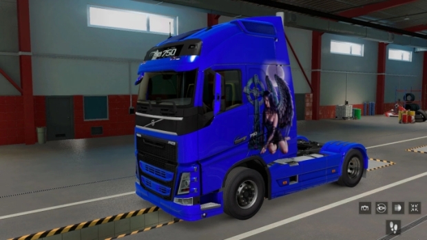 ETS2 - Volvo FH Angel Woman Skin