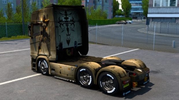 ETS2 - Warrior Girl Skin Pt01
