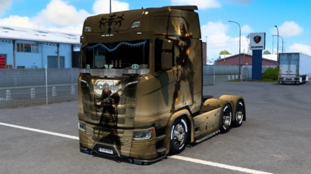 ETS2 - Warrior Girl Skin Pt01 thumbnail 2