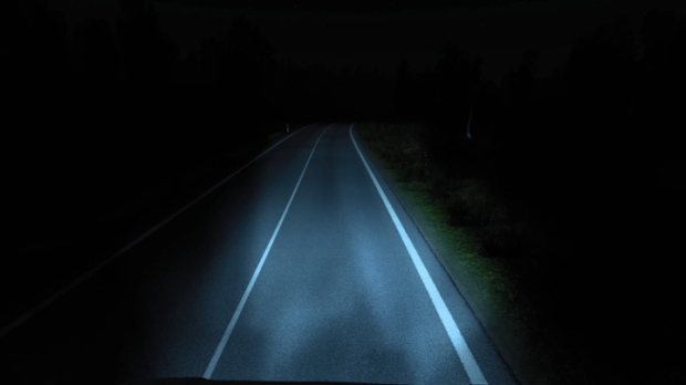 ETS2 - Xenon Look Blue Headlights V1.1