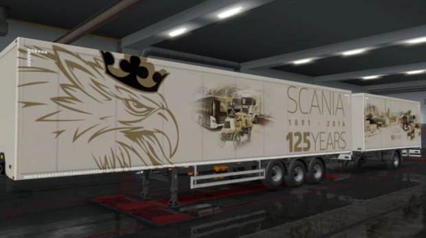 ETS2 - 125 Years Scania Trailer in Ownership