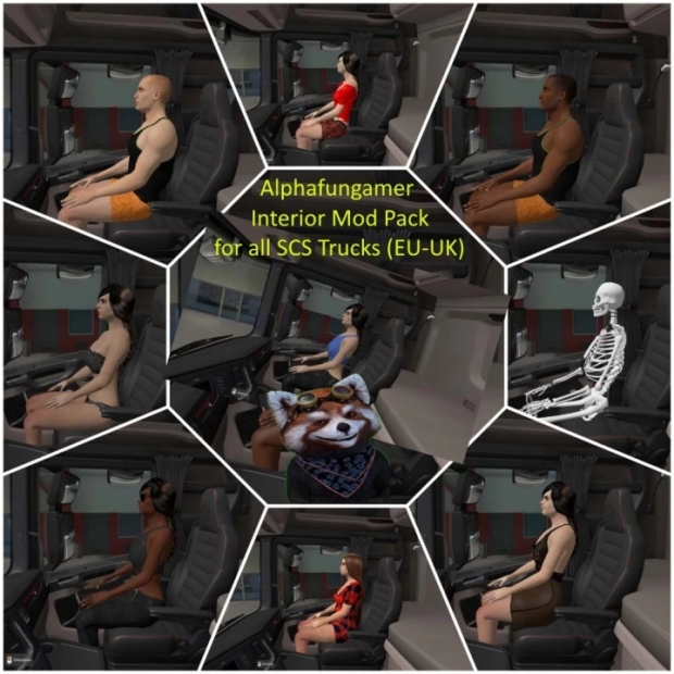 ETS2 - Alpha Interior Mod Pack V1.0