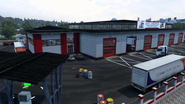 ETS2 - Big Garage ASV Logistica Skin