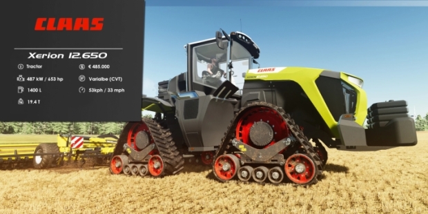 FS22 - Claas Xerion 12.650 V1.0