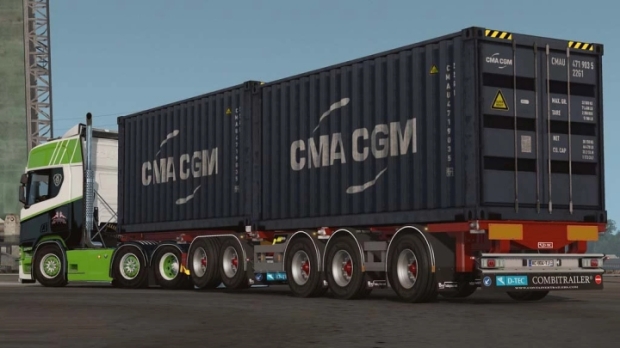 ETS2 - D-Tec Container Trailer