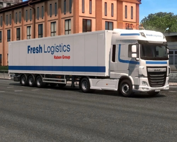ETS2 - DAF XF Fresh Logistics Combo Skin