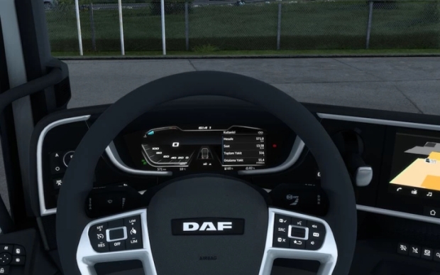 ETS2 - DAF XF, XG, XG+ Turkish Dasboard