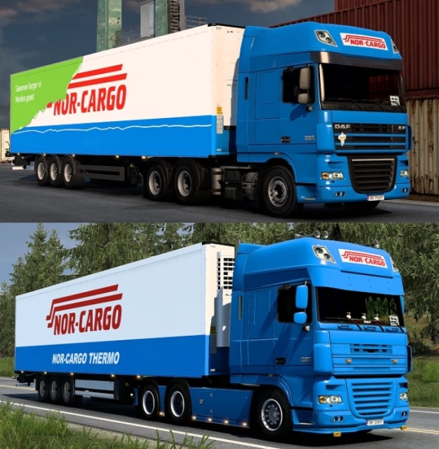 ETS2 - DAF XF105 Nor Cargo Skin