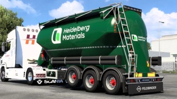 ETS2 - Feldbinder EUT 35m – Heidelberg Materials thumbnail 2