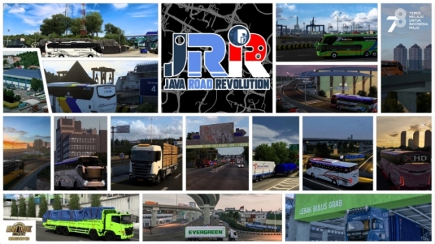 ETS2 - JRR (Java Road Revolution) - Indonesia Map V0.70b