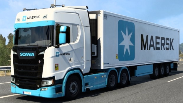 Ets Krone Cool Liner Maersk Skin V Euro Truck Simulator Mods Club