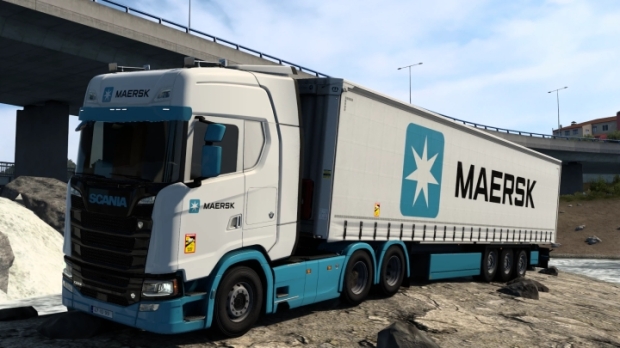 Ets Maersk Krone Paper Liner Skin V Euro Truck Simulator Mods Club