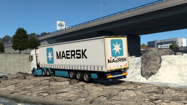 ETS2 - Maersk Krone Paper Liner Skin V1.0 thumbnail 2