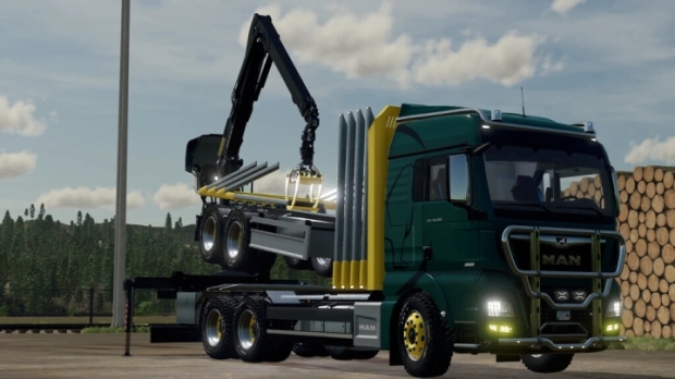 FS22 - MAN TGX Forest Special Truck V2.0.1.0