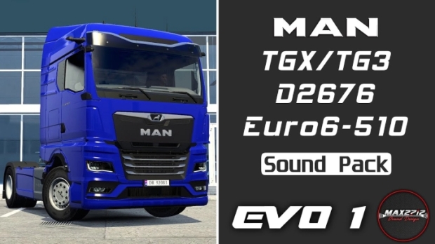 ETS2 - MAN TGX/TG3 Euro6-510 Sound Pack
