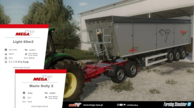 FS22 - Mega Mario 2 Dolly V1.0
