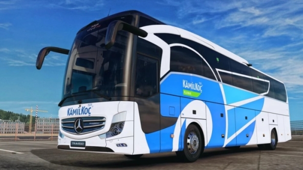 ETS2 - Mercedes-Benz New Travego 16 SHD – Kamil Koc Skin