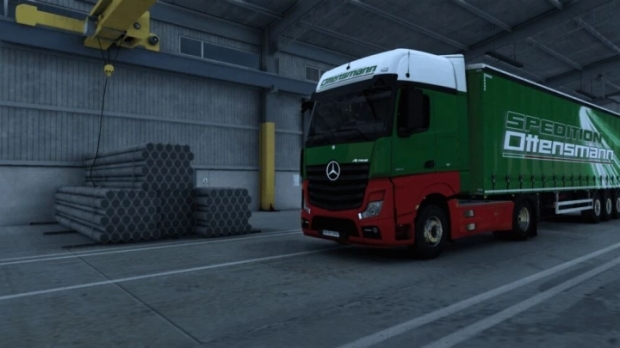 ETS2 - Mercedes-Benz Ottensmann Spedition Combo Skin