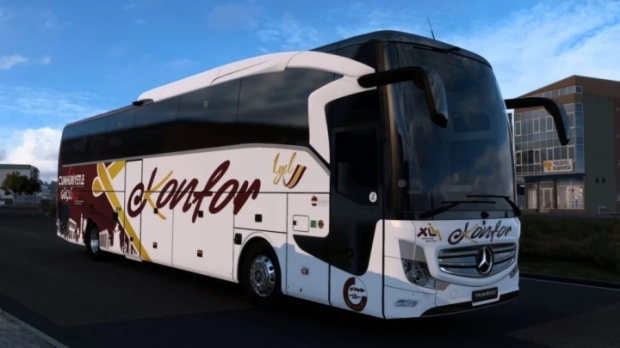 ETS2 - Mercedes-Benz Travego 16 SHD E6 Konfor Turizm Cumhuriyetle Güclü100 Template
