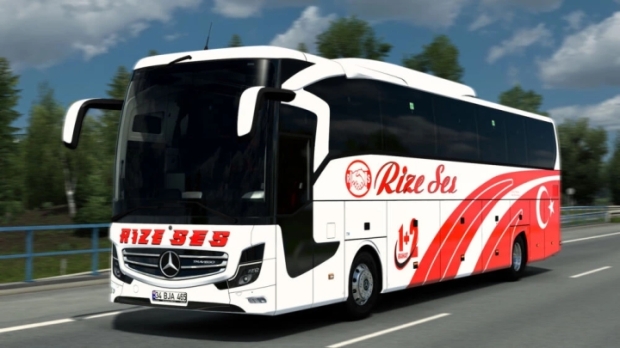 ETS2 - Mercedes-Benz Travego 16 SHD – Rize Ses Seyahat Skinpack