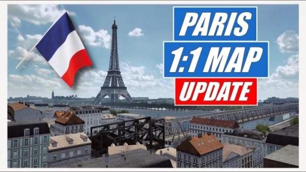 ETS2 - Paris 1:1 Map