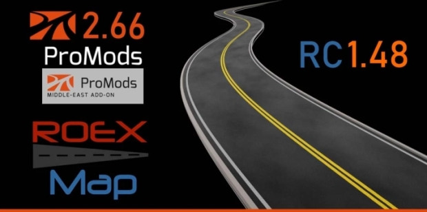 ETS2 - Promods & Roextended Road Connections V3.0