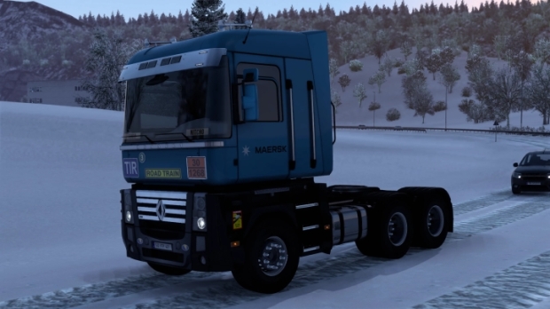 ETS2 - Renault Magnum Maersk Skin V2.0 thumbnail 2