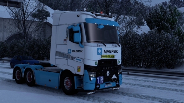 ETS2 - Renault T Maersk Skin V1.0