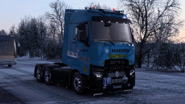 ETS2 - Renault T Maersk Skin V2.0