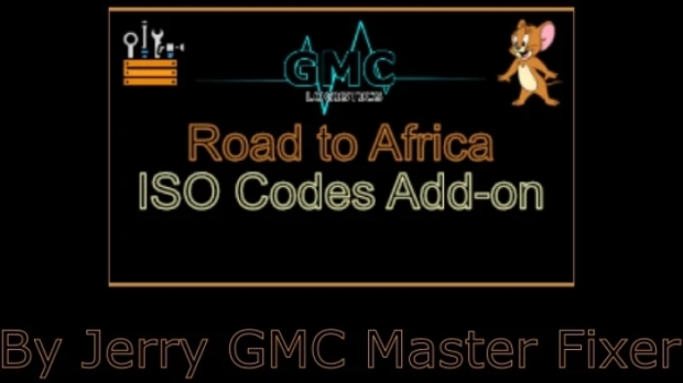 ETS2 - Road to Africa ISO Codes Add-on V1.0