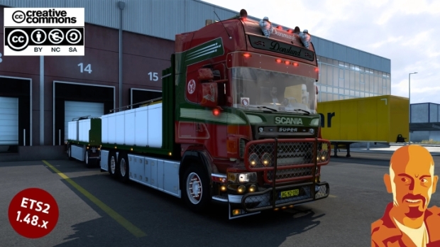 ETS2 - Scania R560 Donslund + Trailer
