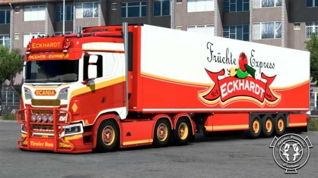 ETS2 - Scania S Eckhardt Combo Skin (Scania S SCS & Eugene)