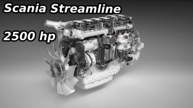 ETS2 - Scania Streamline 2500 HP Engine (+200 km/h)
