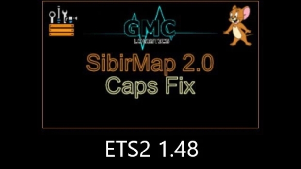 ETS2 - SibirMap 2 Caps Fix V1.1
