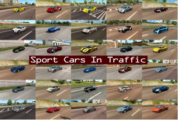 ETS2 - Sport Cars Traffic Pack V12.7