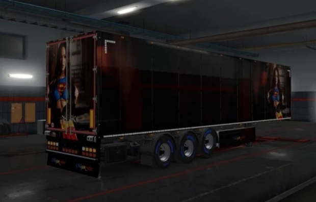 ETS2 - Super Woman Trailer Skin
