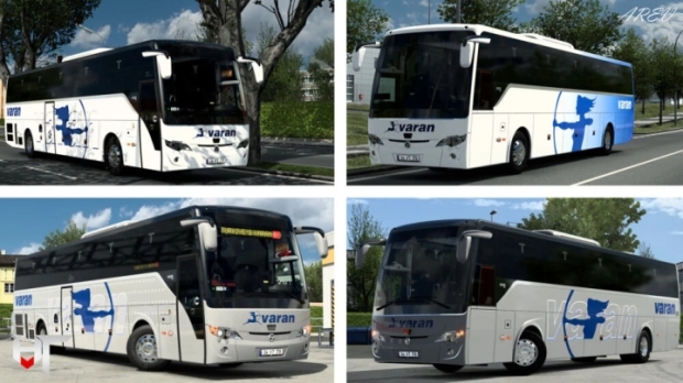 ETS2 - Temsa Safir Plus 2016-2023 Varan Turizm Skin
